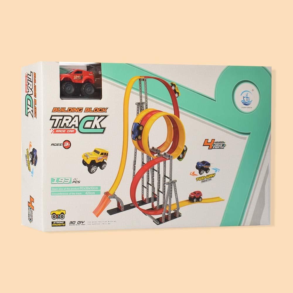 Fresh Building Block Track Race Car - (679)